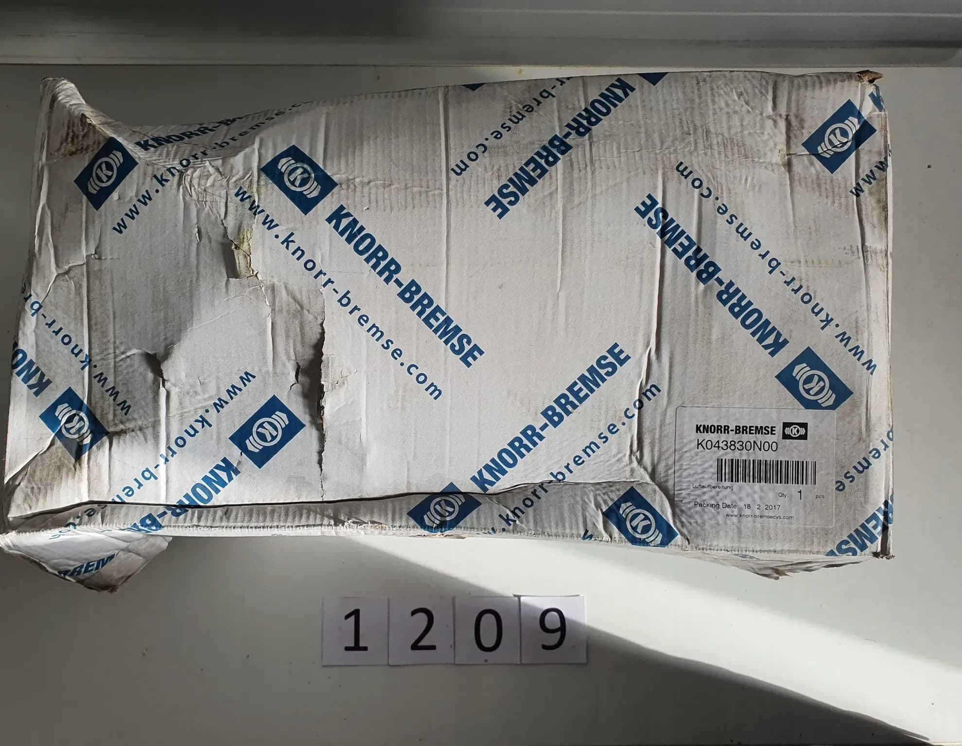 Unidad de Preparación de Aire Knorr-Bremse K043830N00 nuevo 8