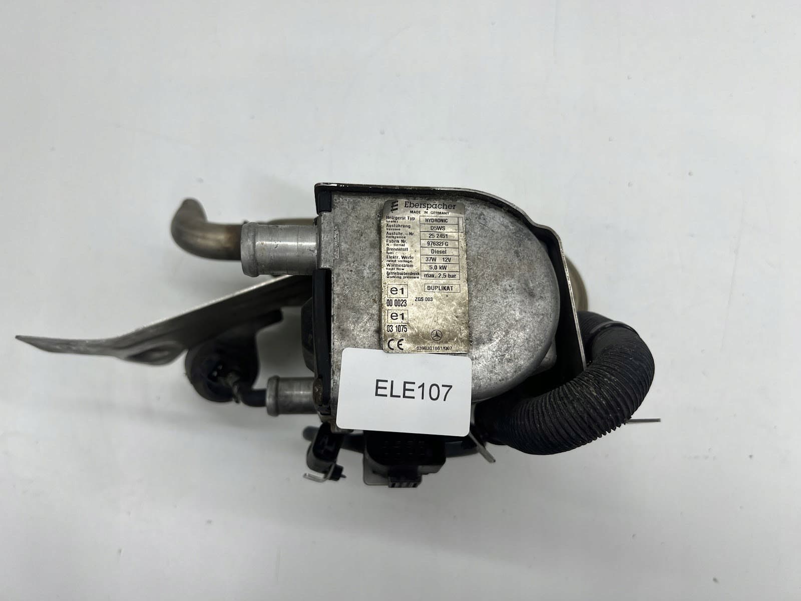 Webasto Eberspaecher D5WS Mercedes Vito W639 A6398302700 usado 6