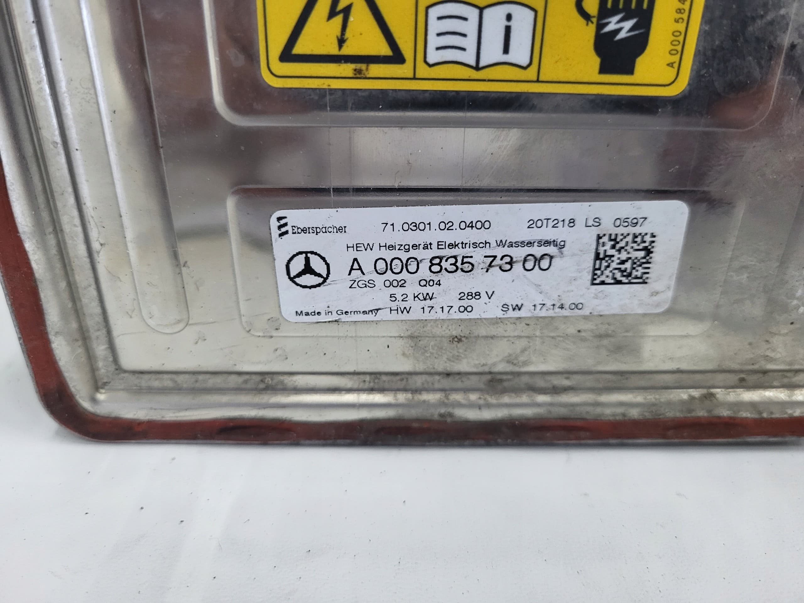 Intercambiador de Calor Módulo Mercedes-Benz A0008357300 usado 4