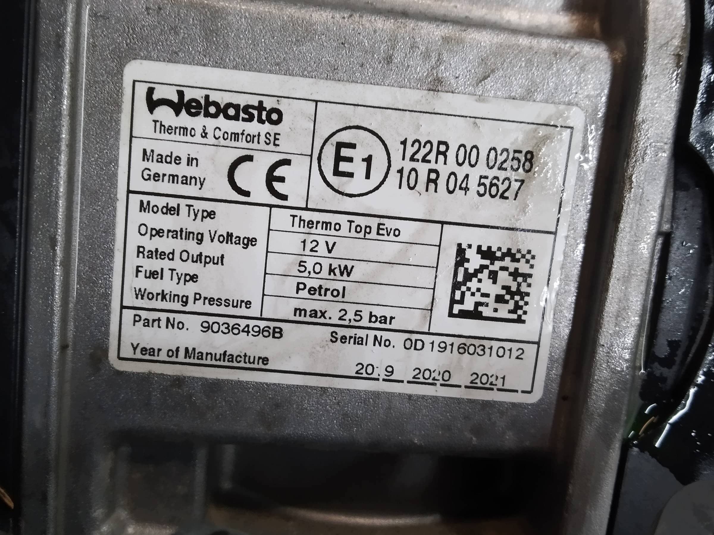 Calefactor estacionario 122R000258 para Volvo XC 90 II (2015- ) usado 4