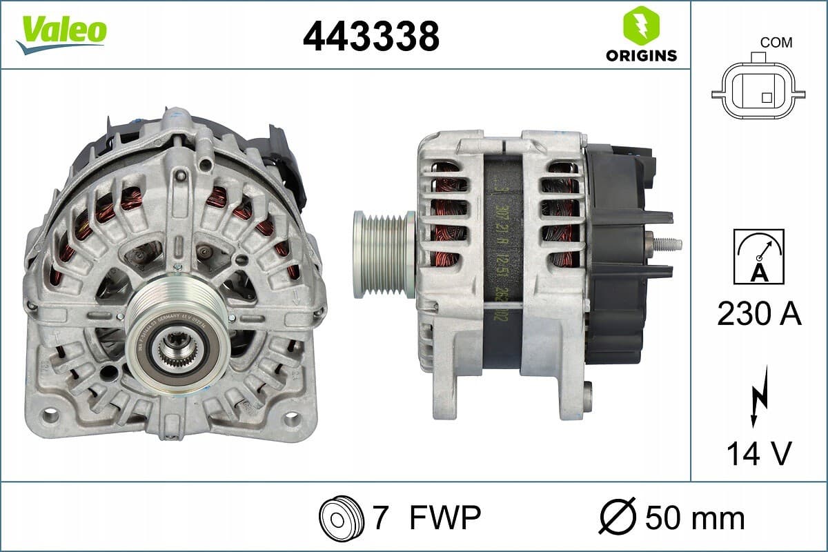 Alternador para Opel Movano B Renault Master Iii 2.3D 01.13- nuevo 3