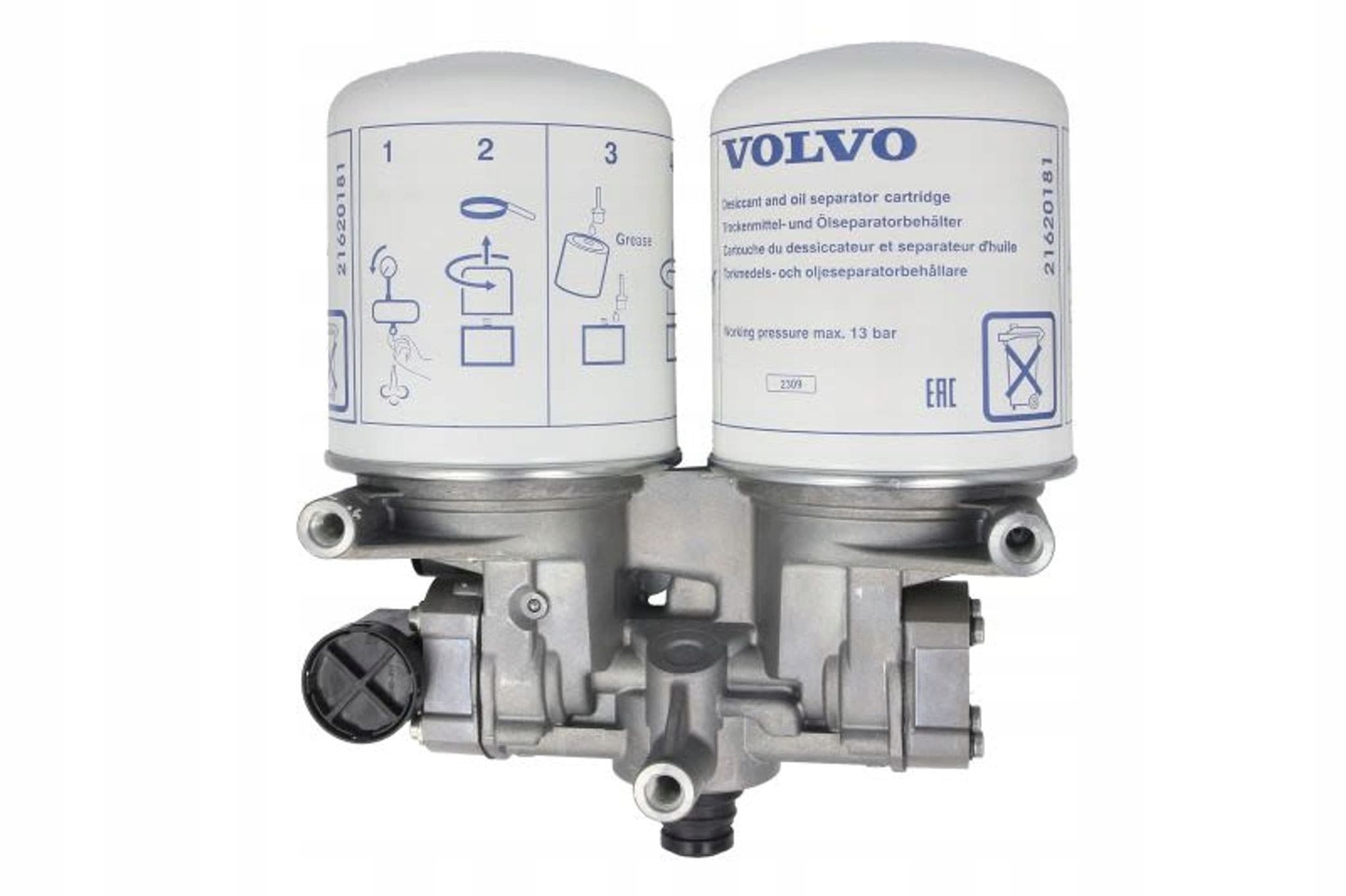 Wabco 4324331910 Deshumidificador para sistema neumático nuevo 2