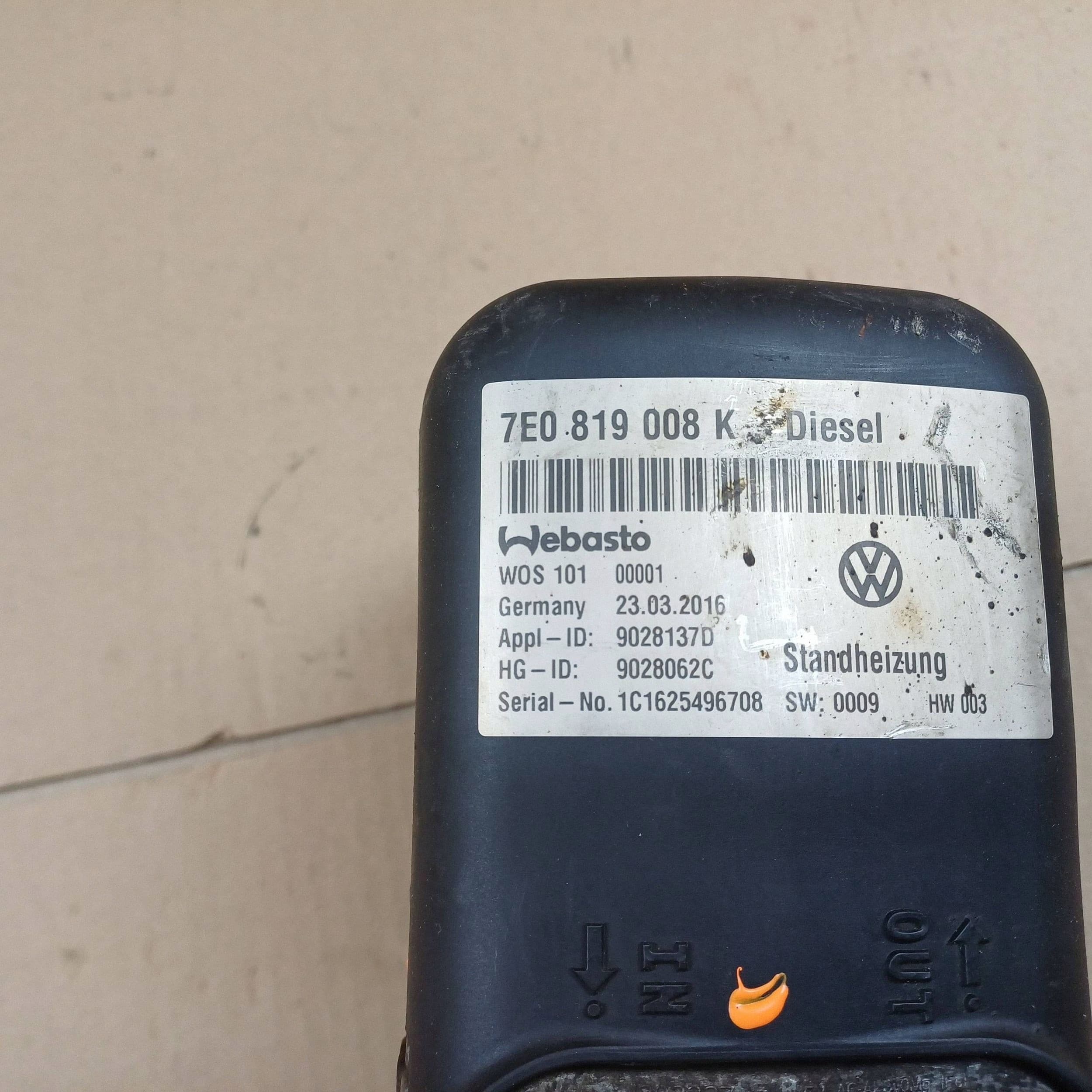 Calefacción Diésel Webasto VW T6 7E0819008K usado 9