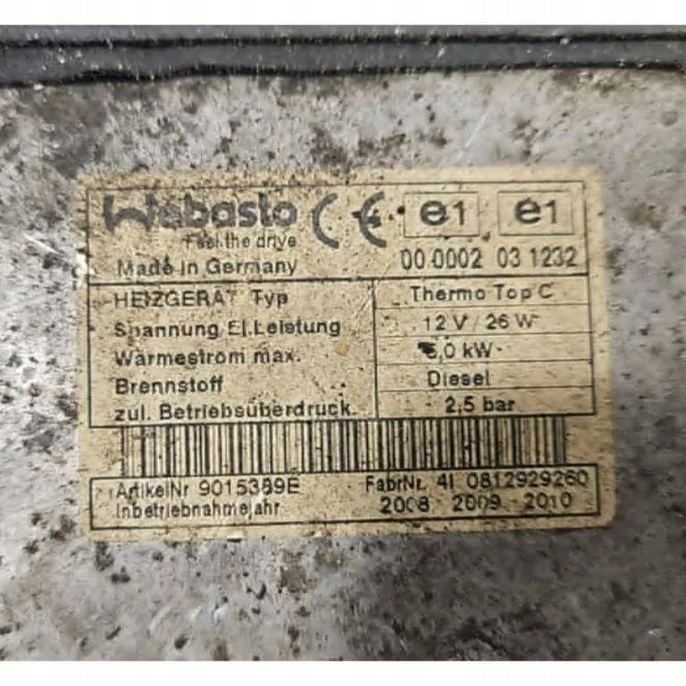 Webasto Mazda 6 Hatchback (GH) 9006156C 2.2L Diesel 132kW 2010 usado 6