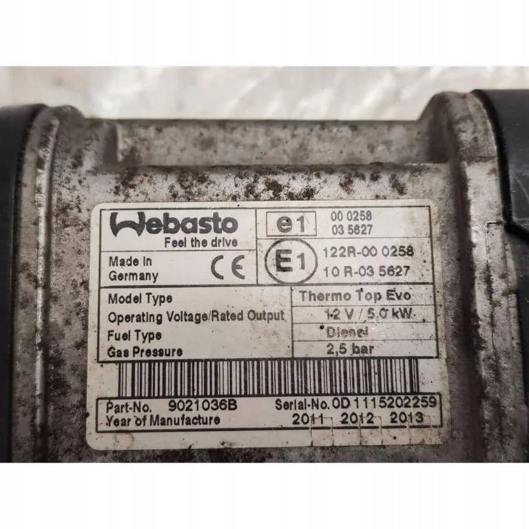 Calefactor estacionario Webasto Audi A4 B8 122R000258 usado 7