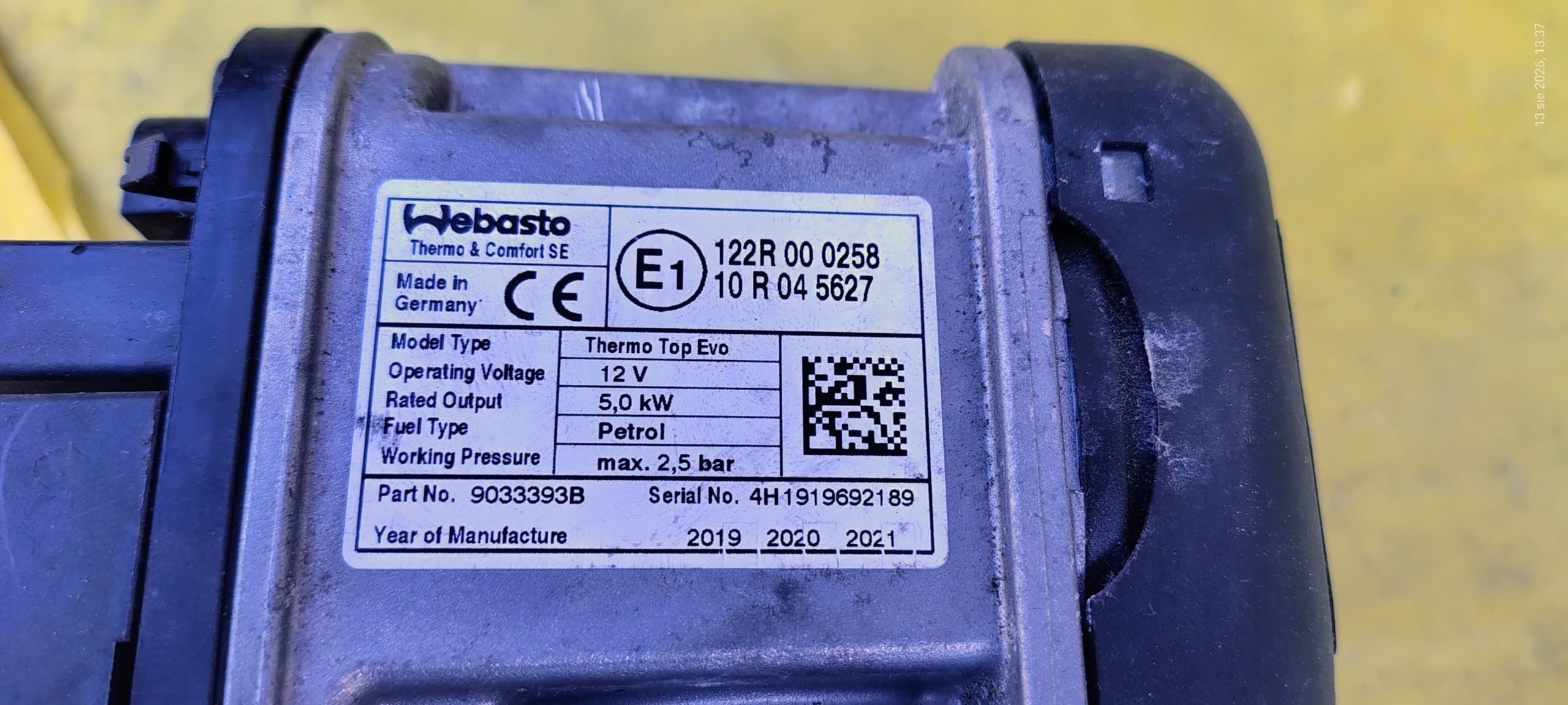 VW Seat Audi Skoda Webasto 5QF815005Q usado 2