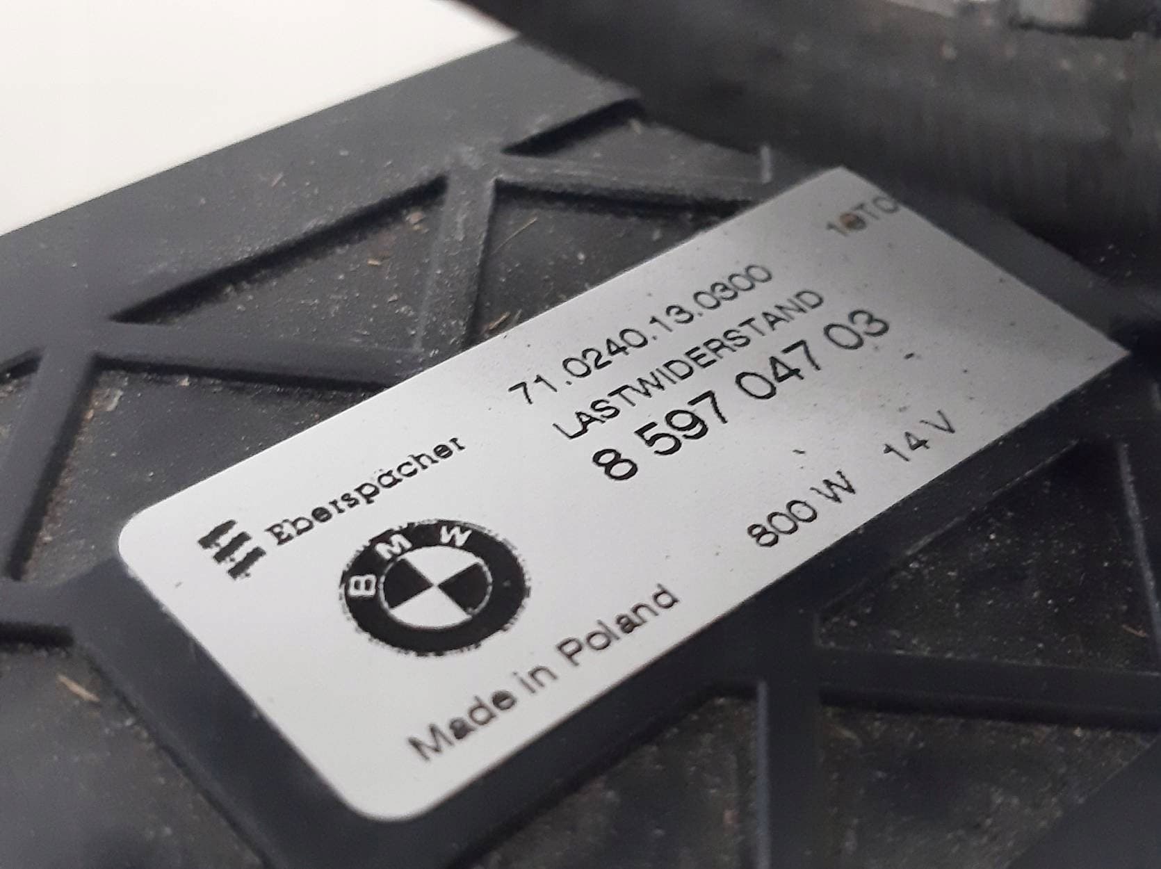 Calefactor eléctrico Webasto BMW 2 F45 Mini F60 nuevo 3
