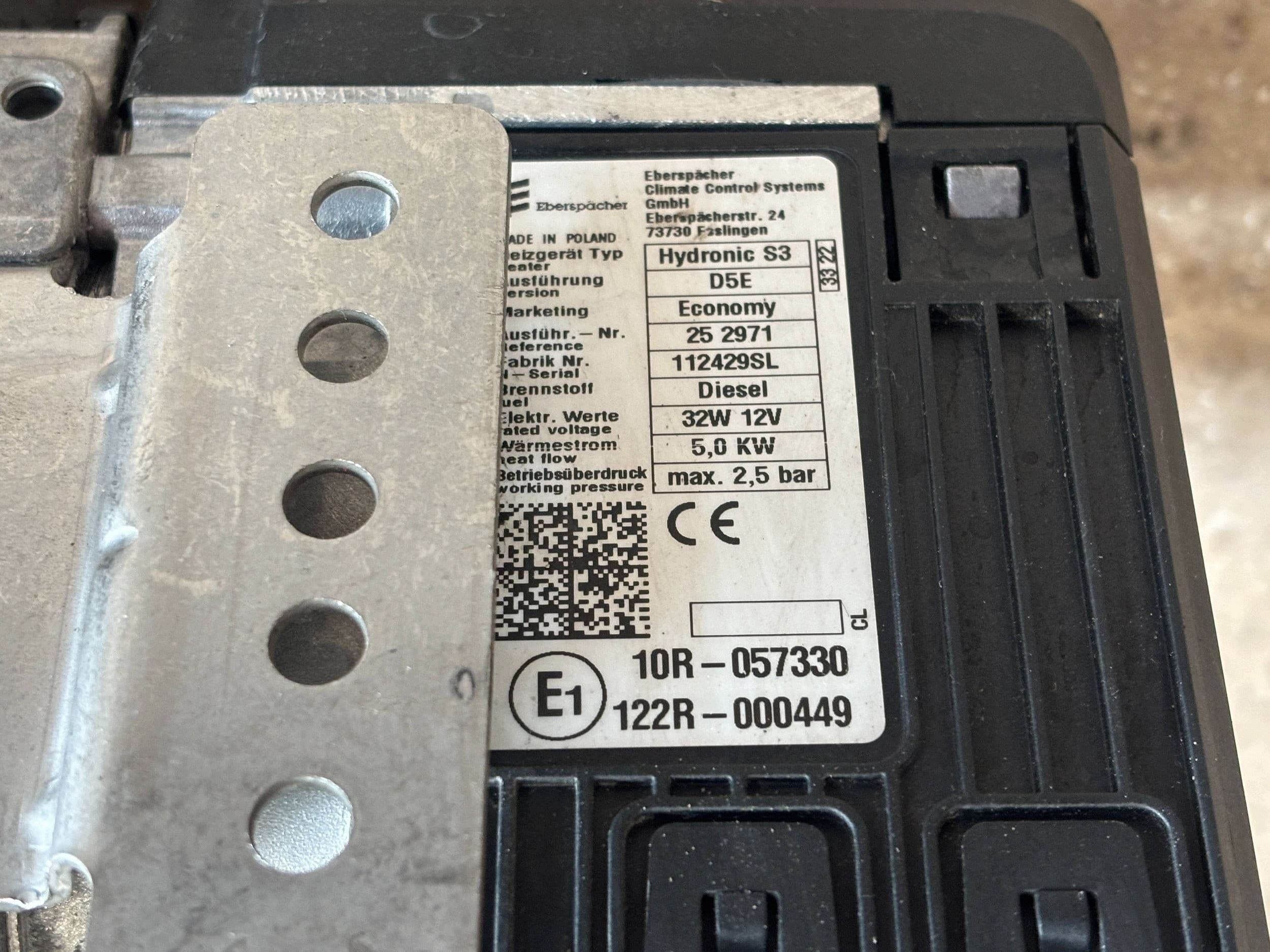 Calefactor estacionario (Webasto) Kia Sorento IV 705564030 usado 10