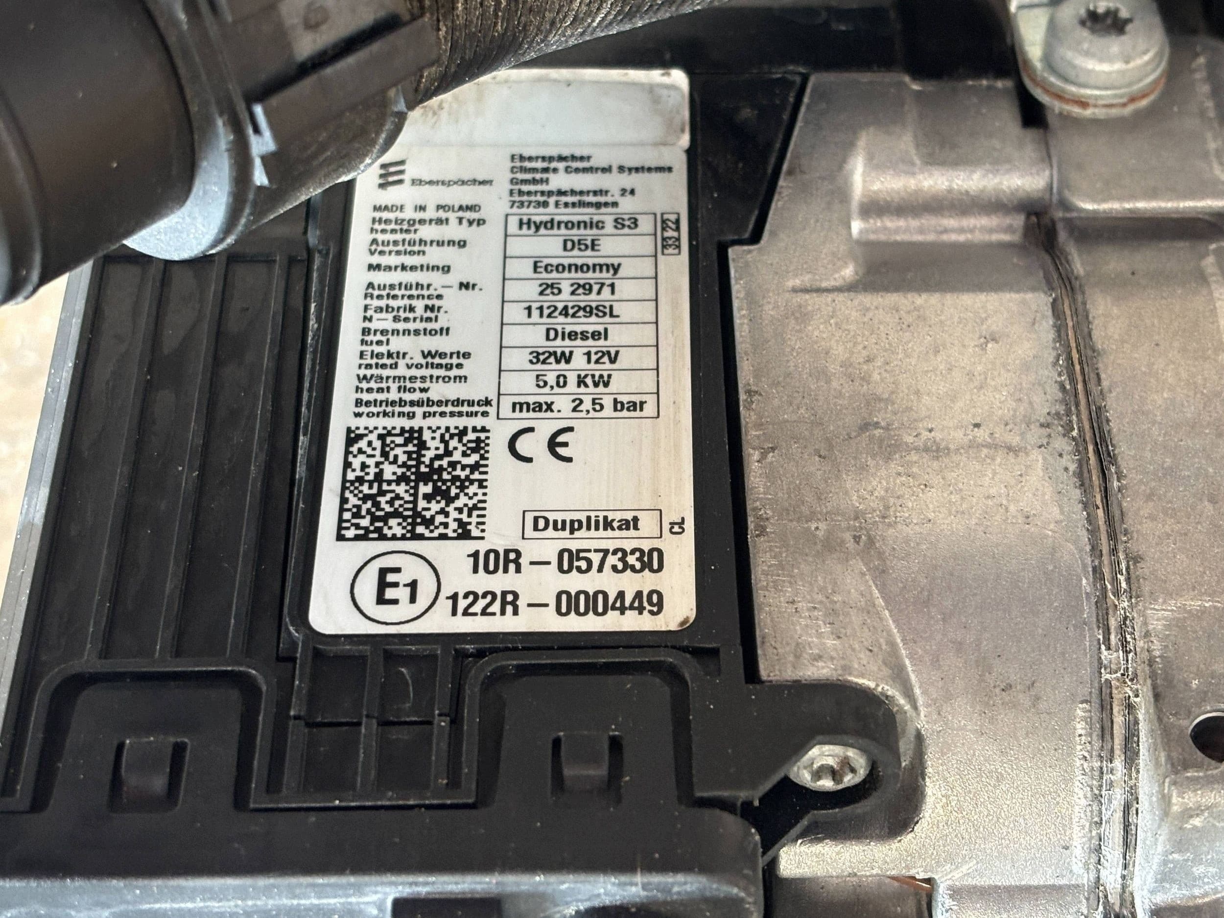 Calefactor estacionario (Webasto) Kia Sorento IV 705564030 usado 11