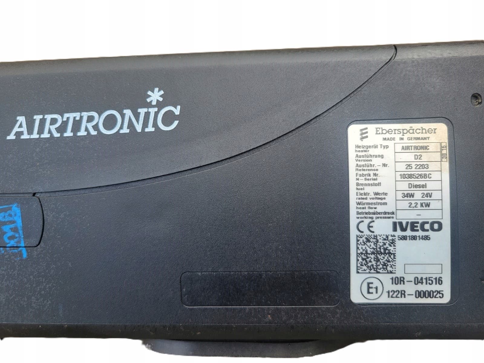 Calefactor Webasto Airtronic Iveco Stralis 2012 usado 3