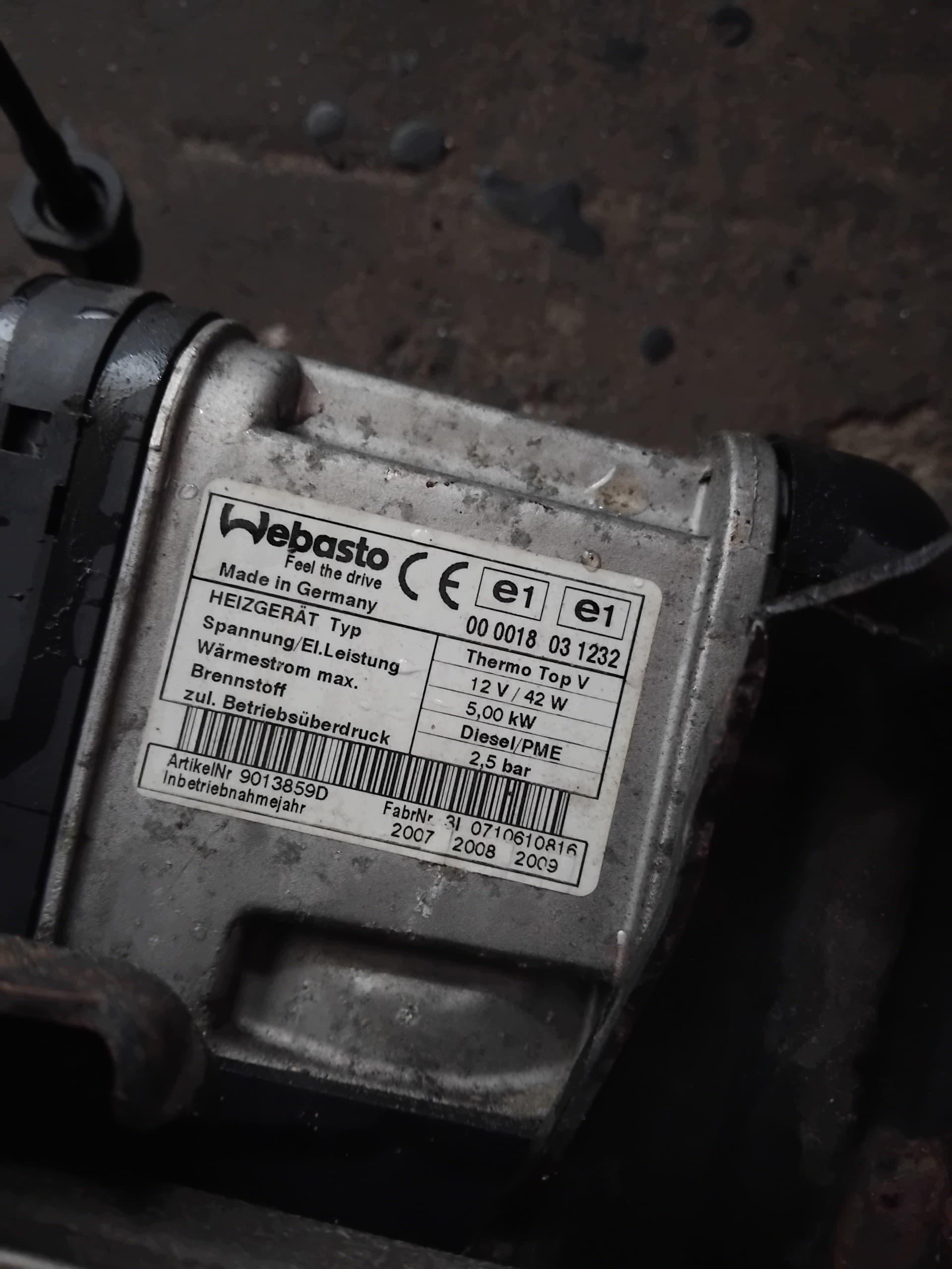 Calefactor estacionario Webasto VW Passat 3C0815005Ab usado 6