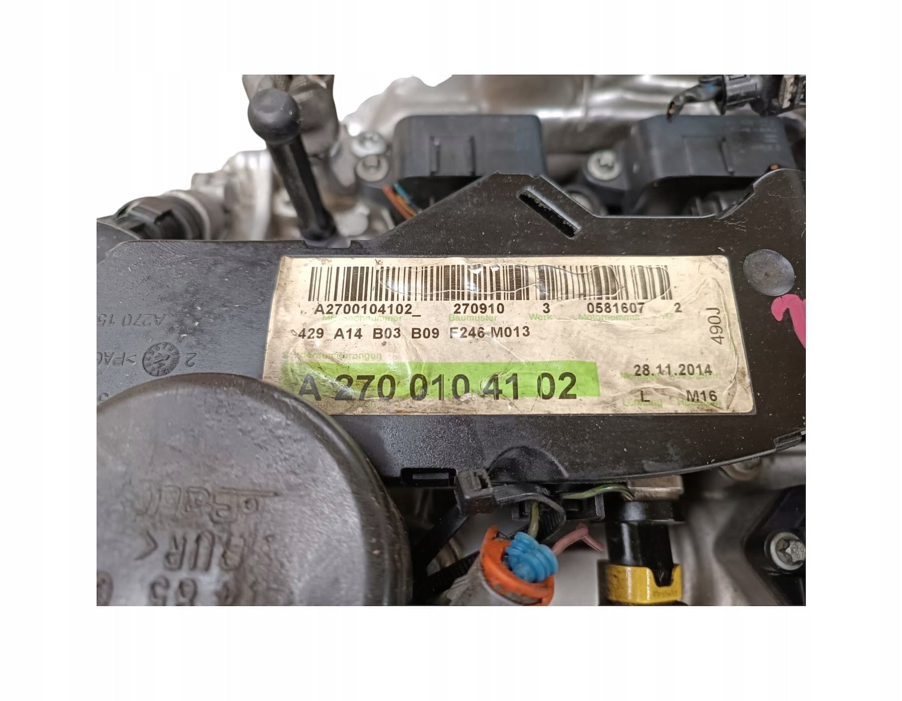 Motor Completo Mercedes W246 W176 1.6 CGI 270910 usado 7