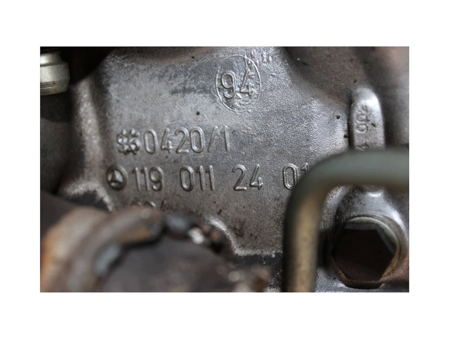 Motor de gasolina Mercedes SL R129 500 5.0 M119.011 completo usado 6