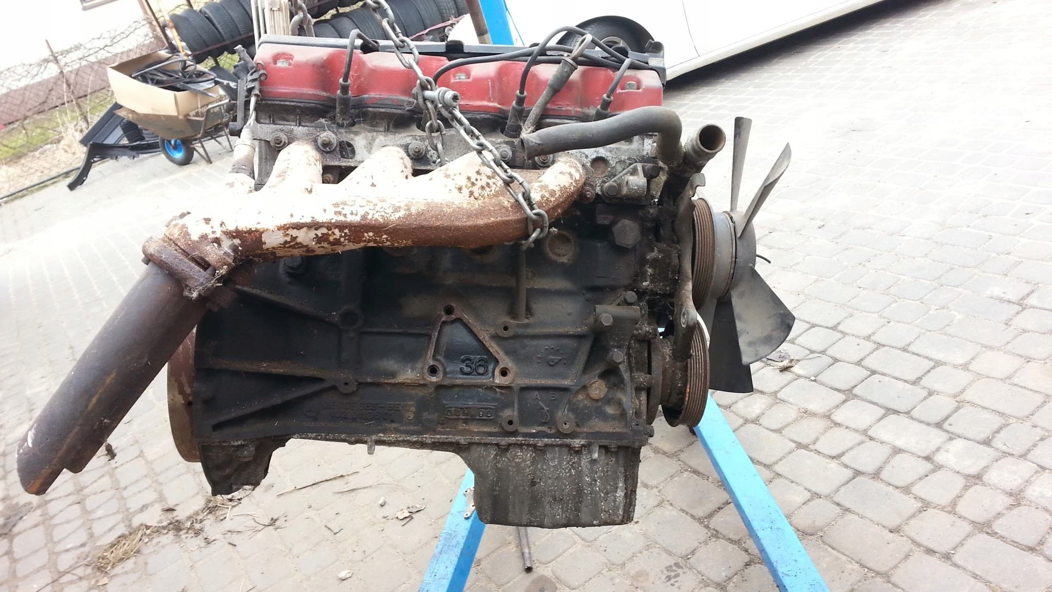 Motor Mercedes W201 190 1.8B 102910 usado