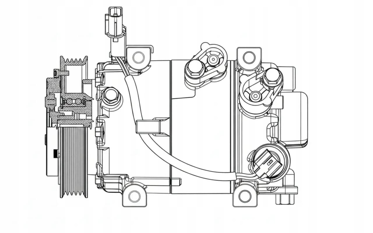Compresor de Aire Acondicionado Mahle Acp 629 000P nuevo