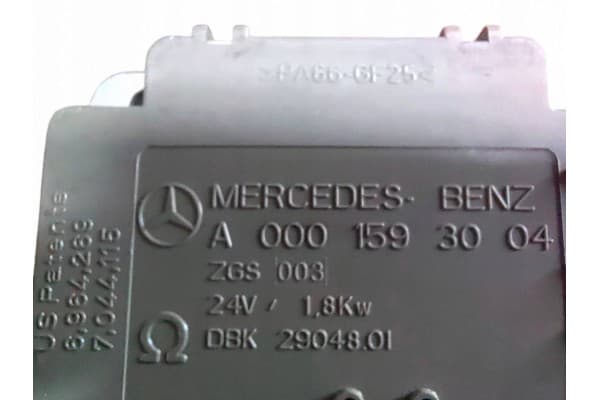 Calefactor Mercedes A0001593004 Original Nuevo 5