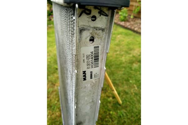 Radiador de agua Man Tgx Euro 6 81061016792 usado 3