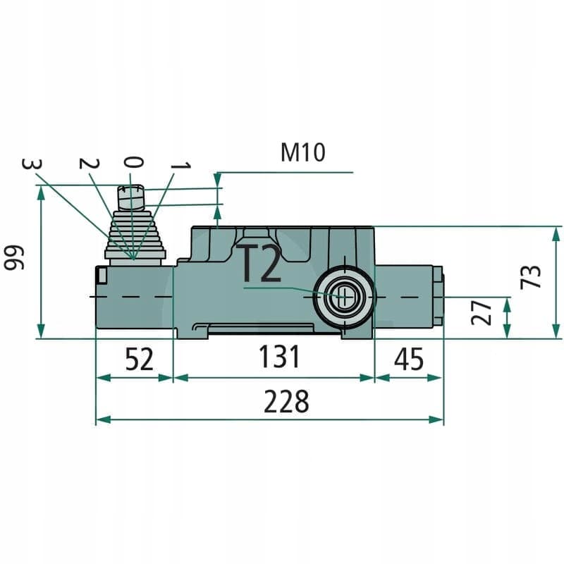 Válvula Monobloque Blb BM 100/1 Gu-Mo-A1-T nuevo 3