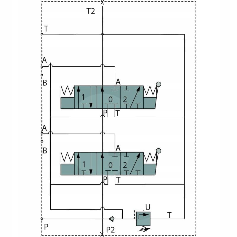 Válvula Monobloque Blb BM 40/2 GU-(2x) Mo-B1-T nuevo