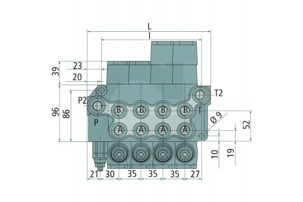 Válvula Monobloque Blb BM 40/2 GU-(2x) Mo-B1-T usado 4