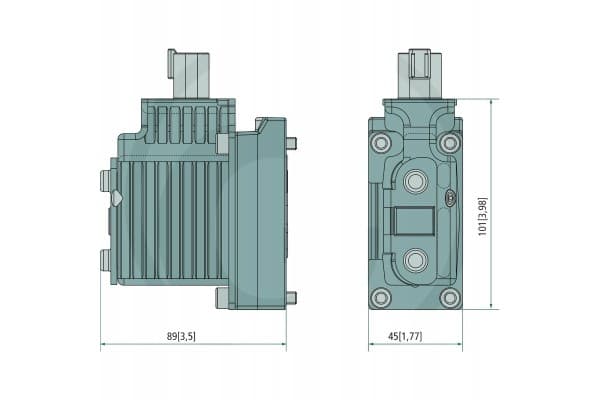 Activación eléctrica Danfoss Pveo 12 V usado 3
