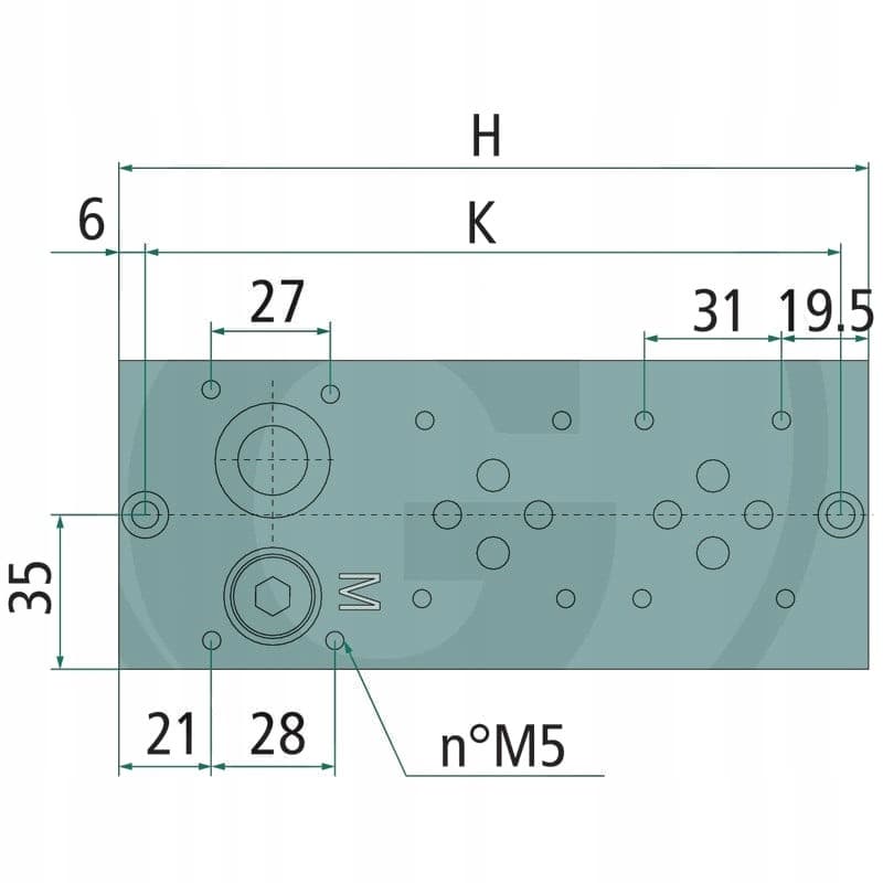 Placa base/patrón Granit 4 veces NG06 nuevo 4