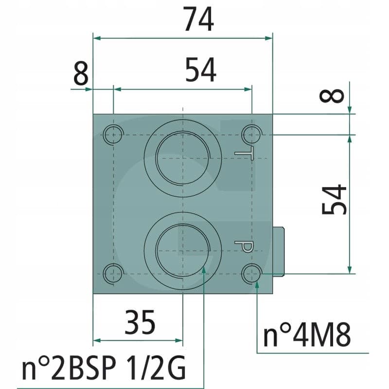 Placa base/patrón Granit 4 veces NG06 nuevo 5