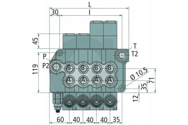 Válvula Monobloque Blb BM 70/6 GU-(6x) Mo-A1-T usado 4