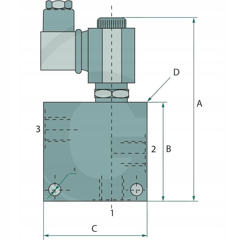Válvula Solenoide 3/2 Vías Granit Dwv-E-04-A-12V nuevo 2