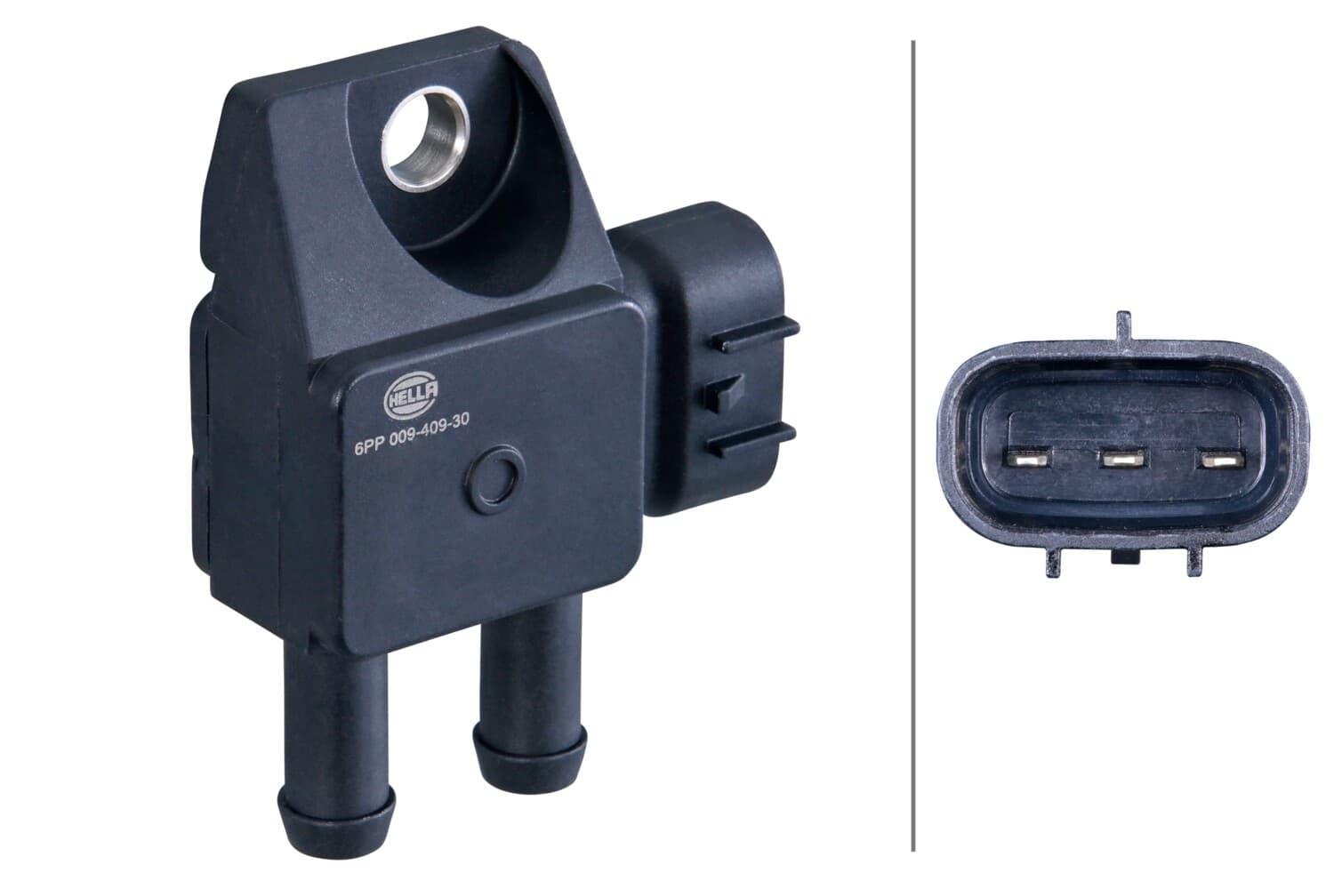 Sensor de presión de gases de escape Hella 6PP 009 409-301 nuevo