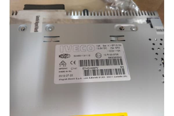 Radio CD MP3 Navegación Iveco 5802360542 nuevo 2