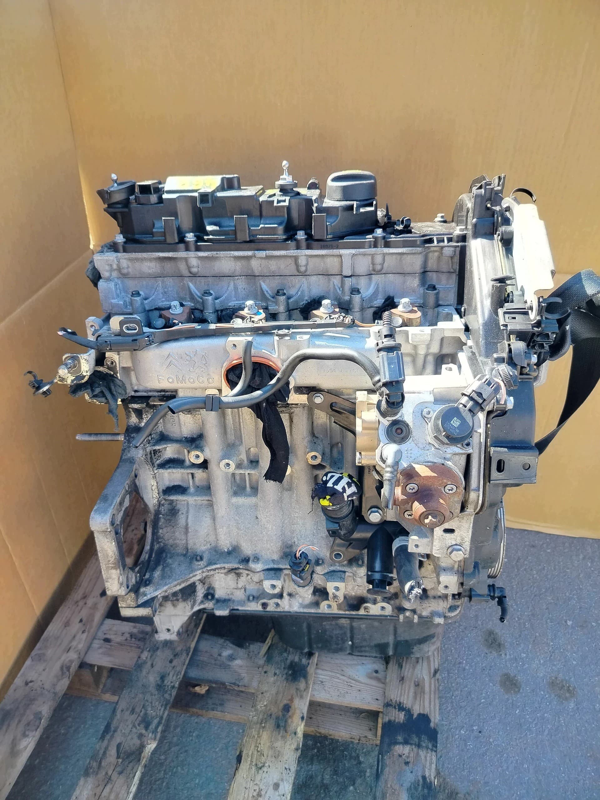 Motor Citroën Peugeot 1.6 HDI Ehdi Posterior 10JBEE 9H06 usado