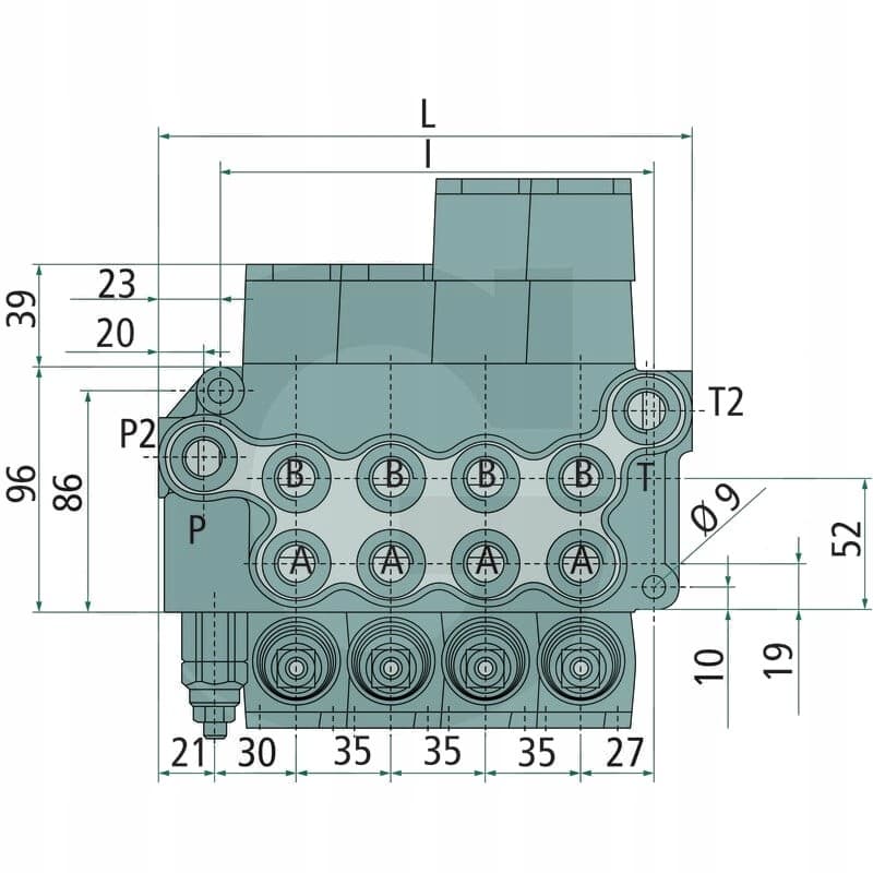 Válvula Monobloque Blb BM 40/2 GU-(2x) Mo-B1-T nuevo 4