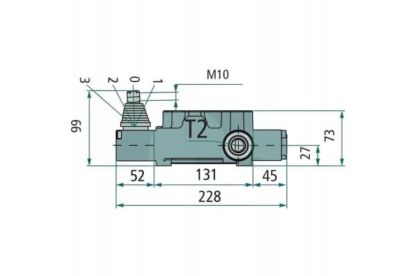 Válvula Monobloque Blb BM 100/1 Gu-Mo-A1-T usado 3