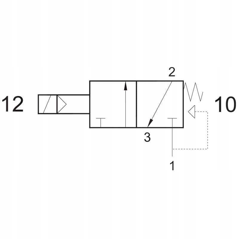 Válvula Solenoide Granit 3/2 vías con Retorno por Resorte nuevo