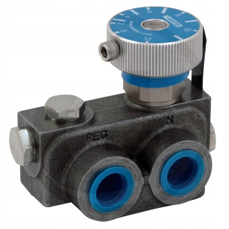 Válvula reguladora de flujo de 3 vías Webtec VFD50-15-T 3/8 nuevo 2