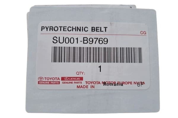 Cinturón pirotécnico SU001-B9769 nuevo 2