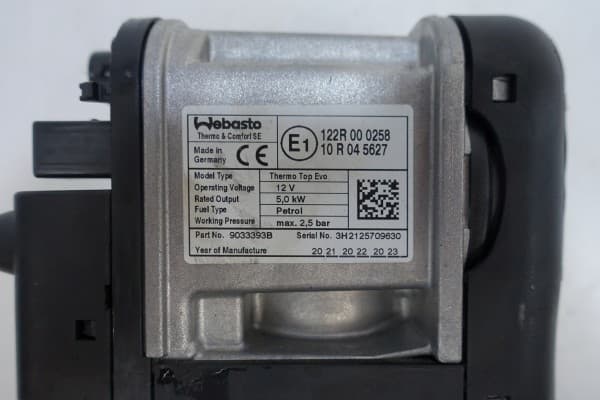 Webasto VW Audi Skoda Seat 5Q0815007G usado 5