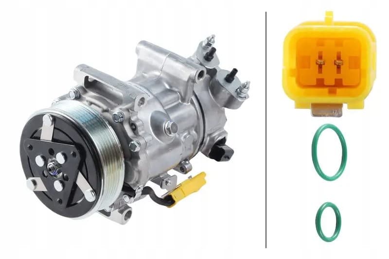 Compresor de aire acondicionado 8FK 366 200-891 Hella nuevo 3