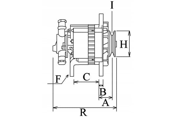 Alternador HC-Cargo F 032 113 330 nuevo 4