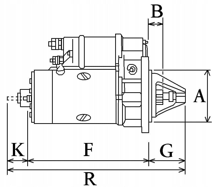 Motor de arranque HC-Cargo F032110524 nuevo 3