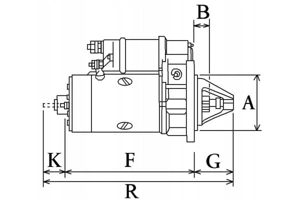 Motor de arranque HC-Cargo F032110524 usado 3