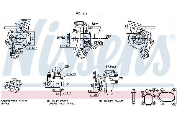 Turbo Nissens 93673 nuevo 6