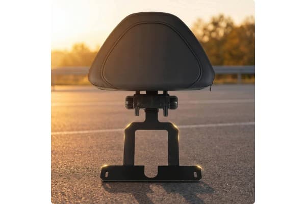 Respaldo Acolchado para Motocicleta Compatible usado 7