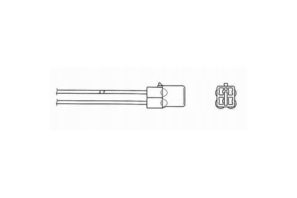 Sonda Lambda Ngk 4 Cables OEM usado 2