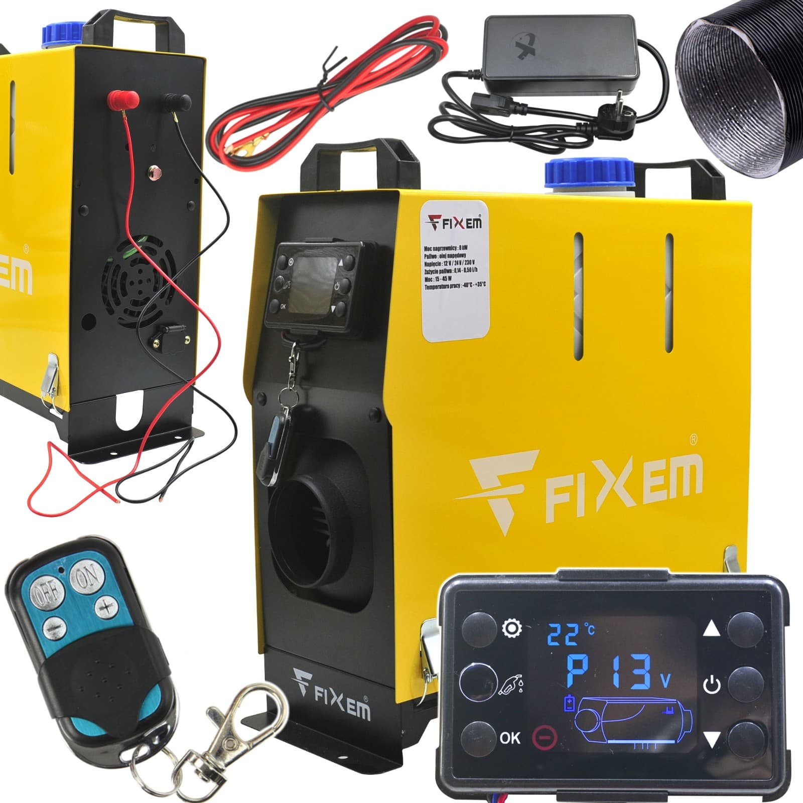 Calefactor de Combustible Diesel Fixem Europeo nuevo