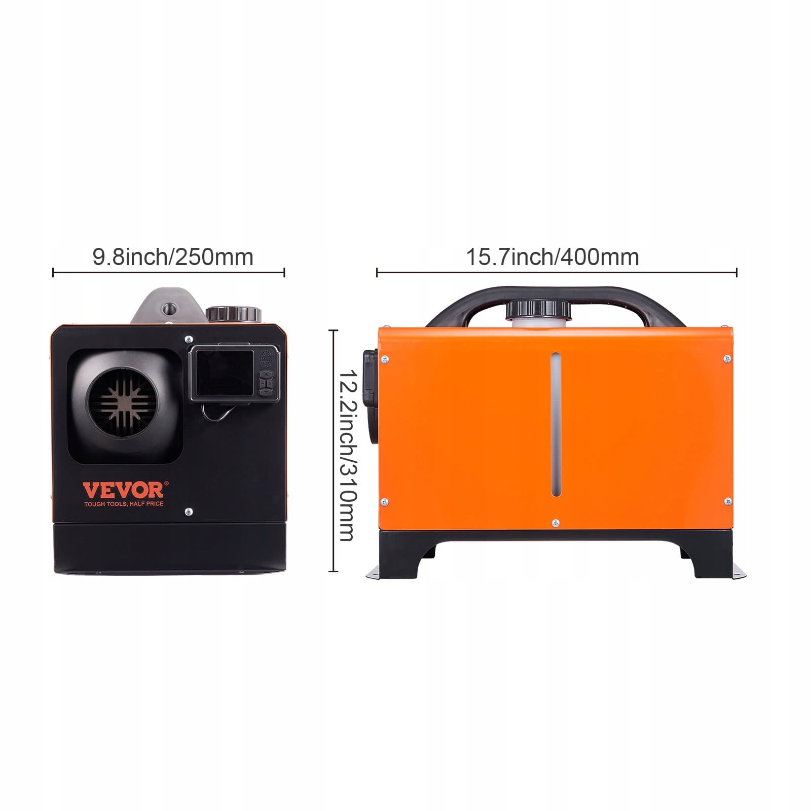 Calefactor de aire Vevor 5 kW con control remoto Bluetooth nuevo 2