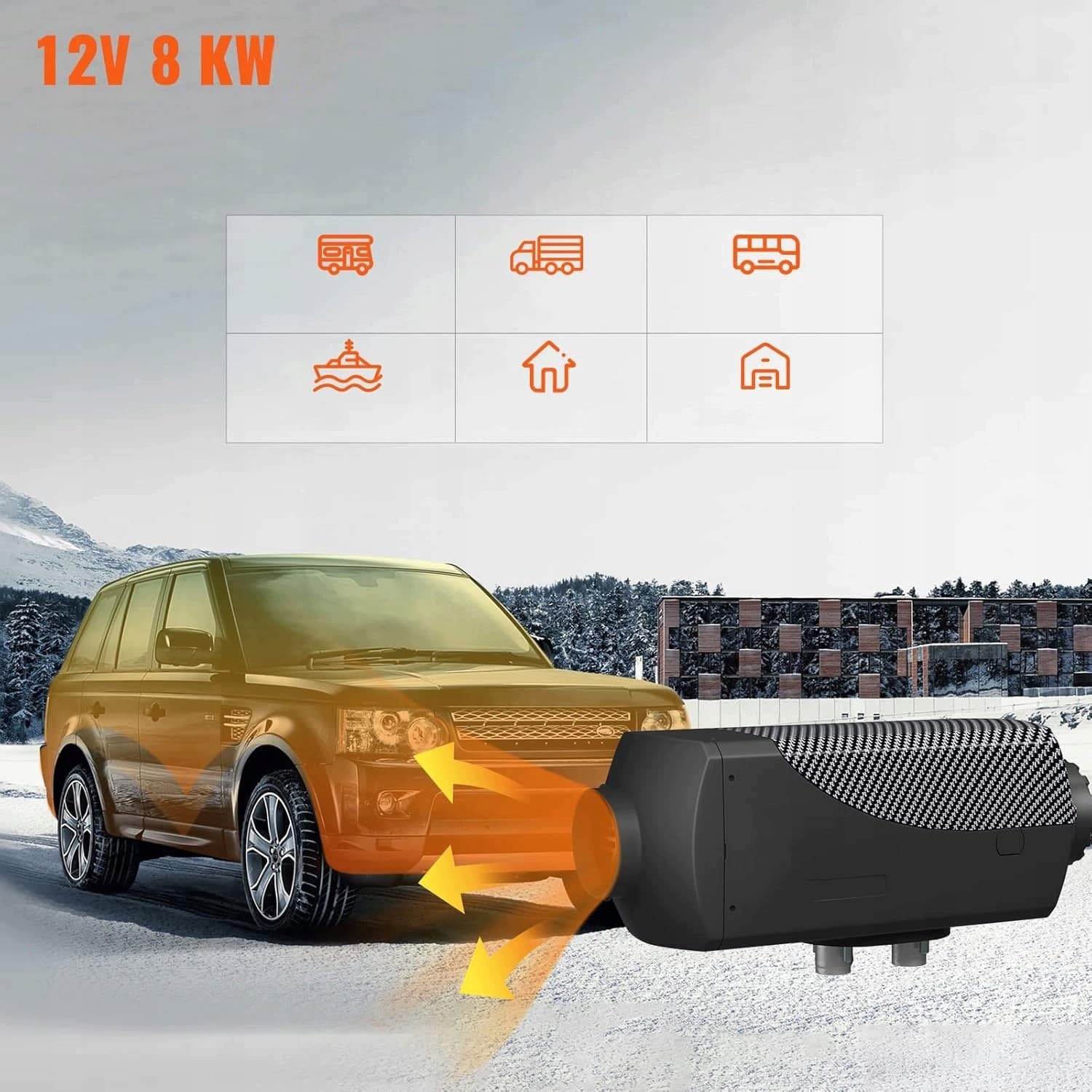 Calentador de Aire para Diésel 8 kW para Automóvil nuevo 7