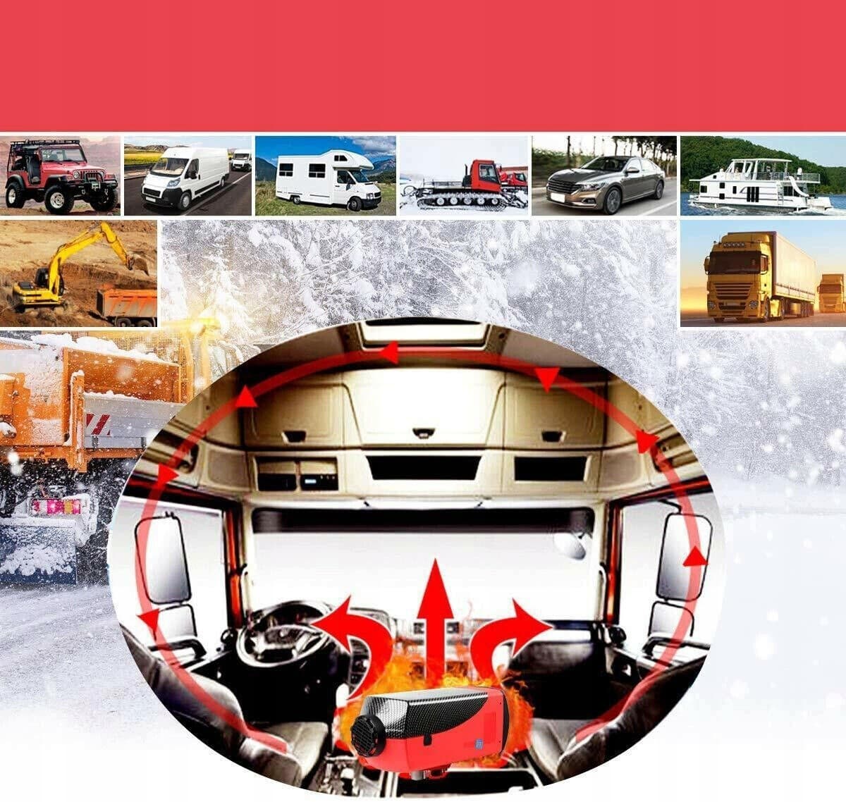 Calentador de Aire para Diésel 8 kW para Automóvil nuevo 8