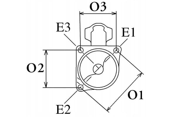 Motor de arranque HC-Cargo F032116308 usado 2